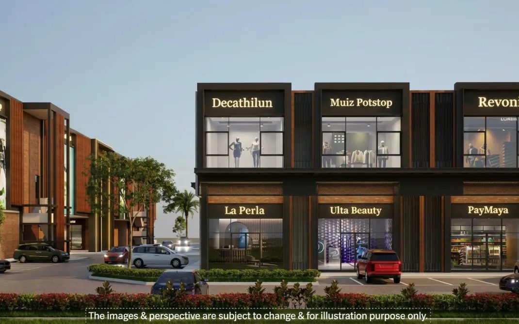 Artist's impression of Riverpoint shoplots at Wawari